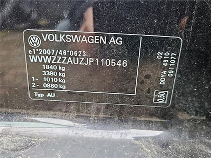 Photo 11 VIN: WVWZZZAUZJP110546 - VOLKSWAGEN GOLF 