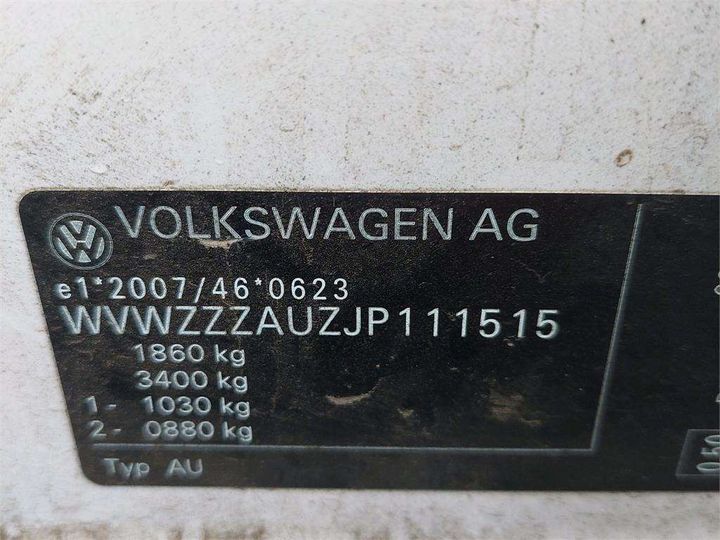 Photo 8 VIN: WVWZZZAUZJP111515 - VOLKSWAGEN GOLF 