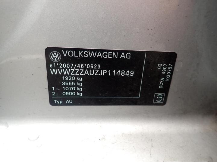 Photo 12 VIN: WVWZZZAUZJP114849 - VOLKSWAGEN GOLF 