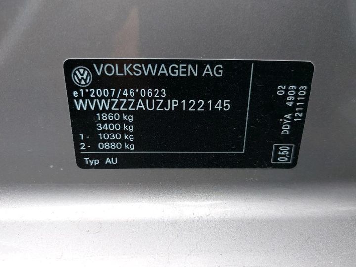 Photo 18 VIN: WVWZZZAUZJP122145 - VOLKSWAGEN GOLF 