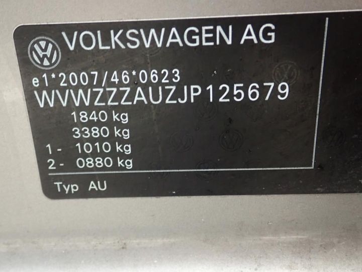 Photo 12 VIN: WVWZZZAUZJP125679 - VOLKSWAGEN GOLF 