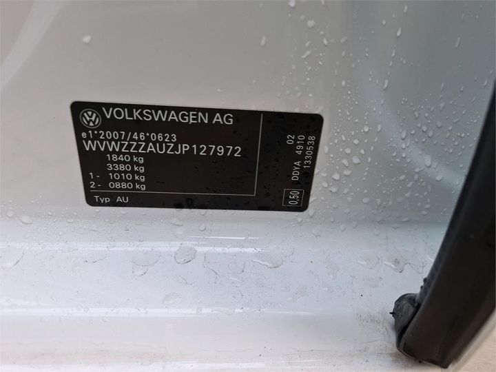 Photo 12 VIN: WVWZZZAUZJP127972 - VOLKSWAGEN GOLF 