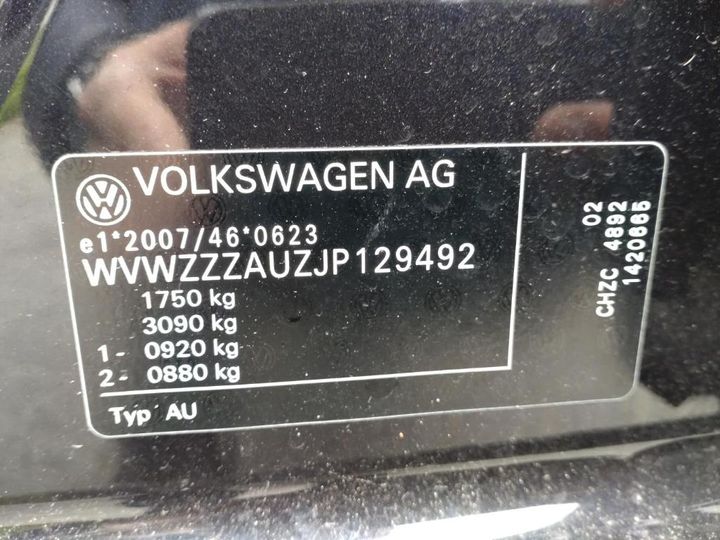 Photo 20 VIN: WVWZZZAUZJP129492 - VOLKSWAGEN GOLF 