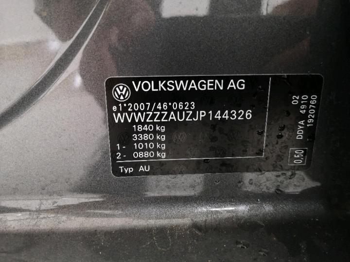 Photo 11 VIN: WVWZZZAUZJP144326 - VOLKSWAGEN GOLF 