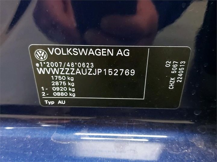 Photo 6 VIN: WVWZZZAUZJP152769 - VOLKSWAGEN GOLF 