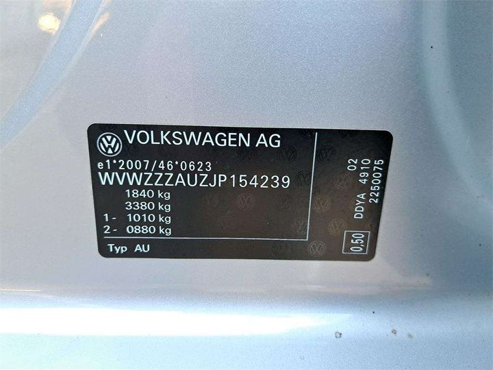 Photo 8 VIN: WVWZZZAUZJP154239 - VOLKSWAGEN GOLF AFFAIRE LKW 