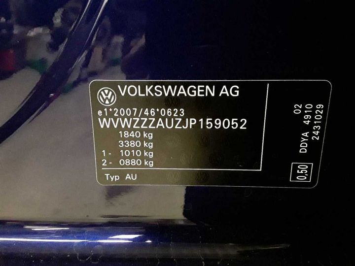 Photo 12 VIN: WVWZZZAUZJP159052 - VOLKSWAGEN GOLF 