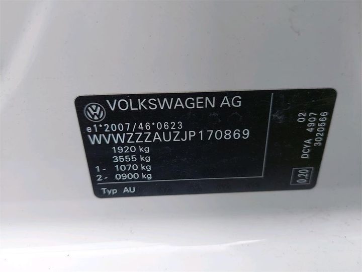 Photo 23 VIN: WVWZZZAUZJP170869 - VOLKSWAGEN GOLF 