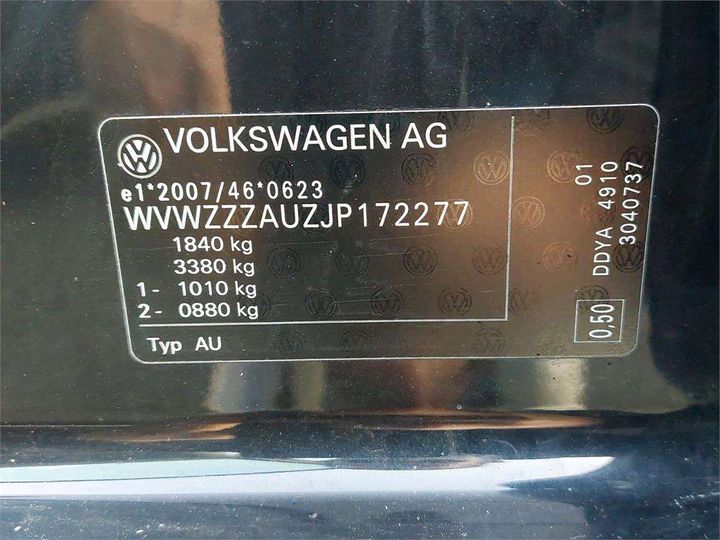 Photo 8 VIN: WVWZZZAUZJP172277 - VOLKSWAGEN GOLF 