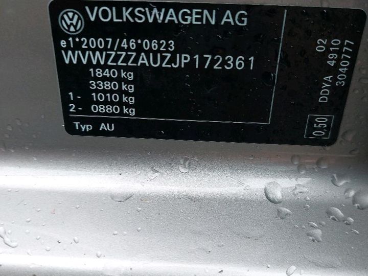 Photo 35 VIN: WVWZZZAUZJP172361 - VOLKSWAGEN GOLF 