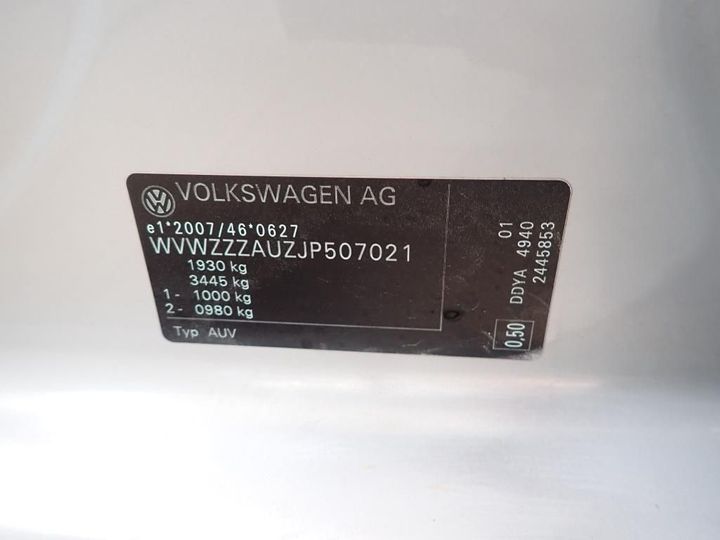 Photo 17 VIN: WVWZZZAUZJP507021 - VOLKSWAGEN GOLF 