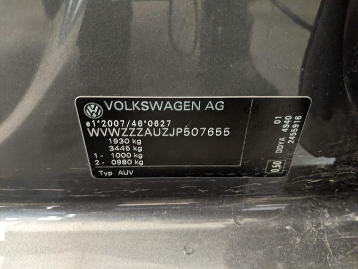 Photo 14 VIN: WVWZZZAUZJP507655 - VOLKSWAGEN GOLF 