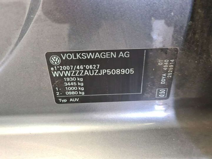 Photo 29 VIN: WVWZZZAUZJP508905 - VOLKSWAGEN GOLF 