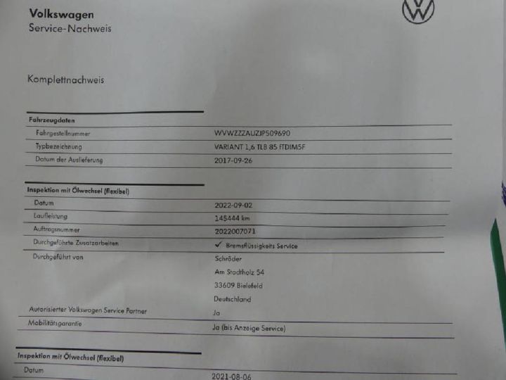 Photo 10 VIN: WVWZZZAUZJP509690 - VOLKSWAGEN GOLF 