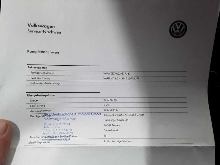 Photo 23 VIN: WVWZZZAUZJP517337 - VOLKSWAGEN GOLF 