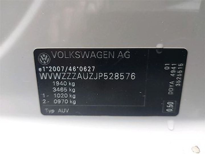 Photo 11 VIN: WVWZZZAUZJP528576 - VOLKSWAGEN GOLF 