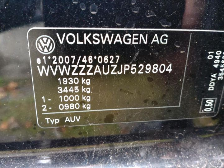 Photo 16 VIN: WVWZZZAUZJP529804 - VOLKSWAGEN GOLF 