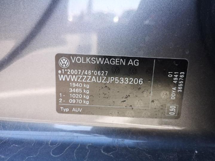 Photo 12 VIN: WVWZZZAUZJP533206 - VOLKSWAGEN GOLF 