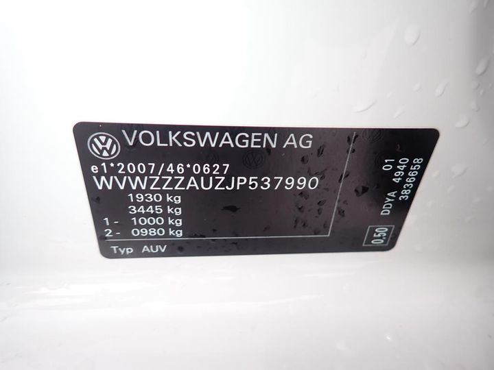 Photo 15 VIN: WVWZZZAUZJP537990 - VOLKSWAGEN GOLF 