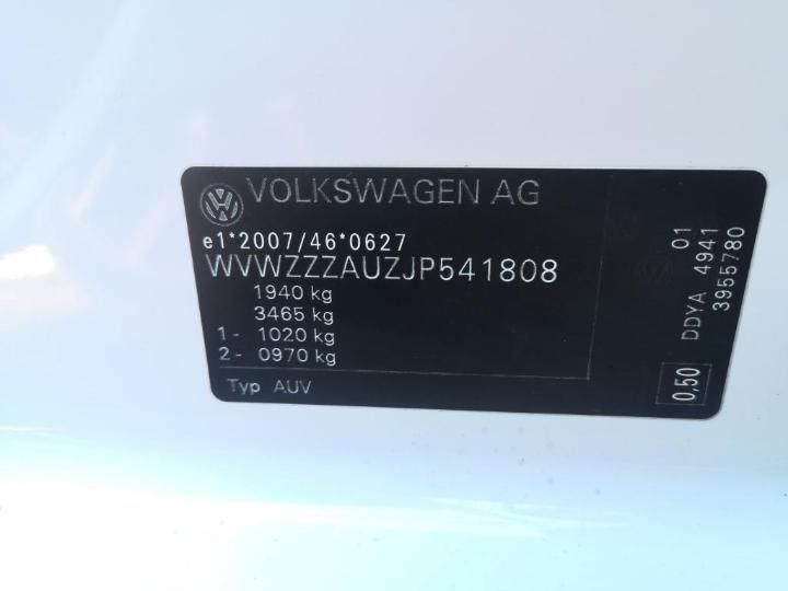 Photo 27 VIN: WVWZZZAUZJP541808 - VOLKSWAGEN GOLF 