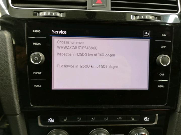 Photo 21 VIN: WVWZZZAUZJP543806 - VOLKSWAGEN GOLF 