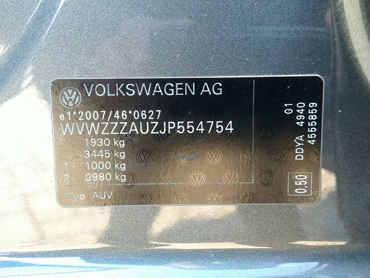 Photo 18 VIN: WVWZZZAUZJP554754 - VOLKSWAGEN GOLF 