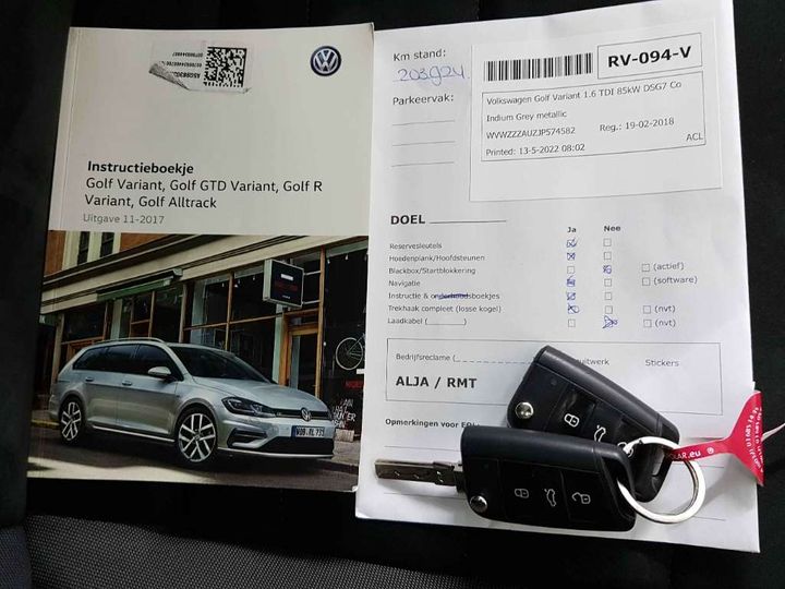 Photo 21 VIN: WVWZZZAUZJP574582 - VOLKSWAGEN GOLF 