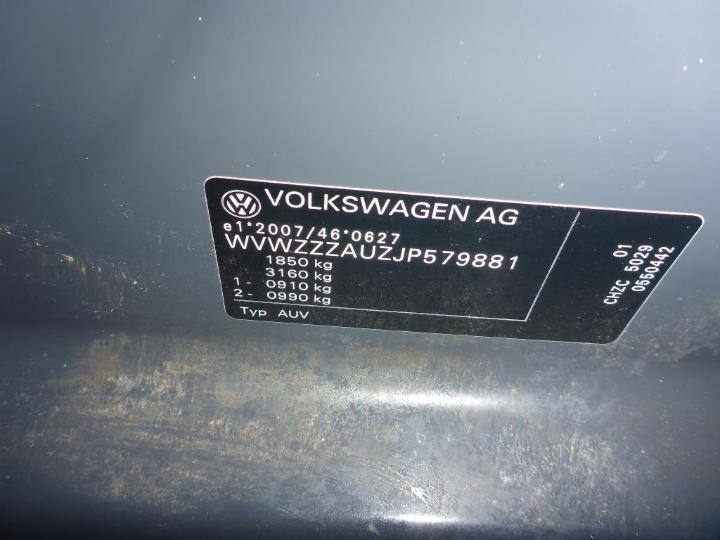 Photo 9 VIN: WVWZZZAUZJP579881 - VOLKSWAGEN GOLF 