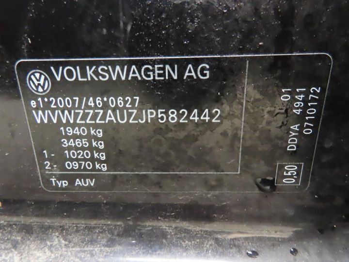 Photo 12 VIN: WVWZZZAUZJP582442 - VOLKSWAGEN GOLF 