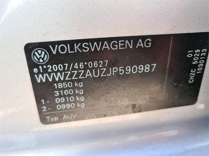 Photo 14 VIN: WVWZZZAUZJP590987 - VOLKSWAGEN GOLF 