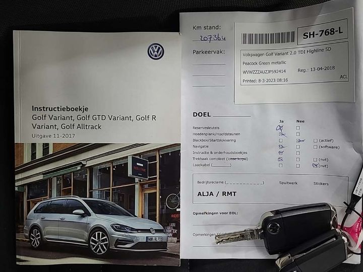 Photo 13 VIN: WVWZZZAUZJP592414 - VOLKSWAGEN GOLF 