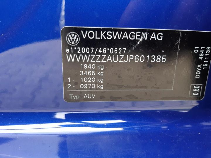 Photo 18 VIN: WVWZZZAUZJP601385 - VOLKSWAGEN GOLF 