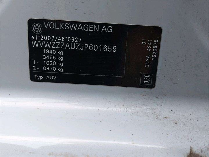 Photo 8 VIN: WVWZZZAUZJP601659 - VOLKSWAGEN GOLF 