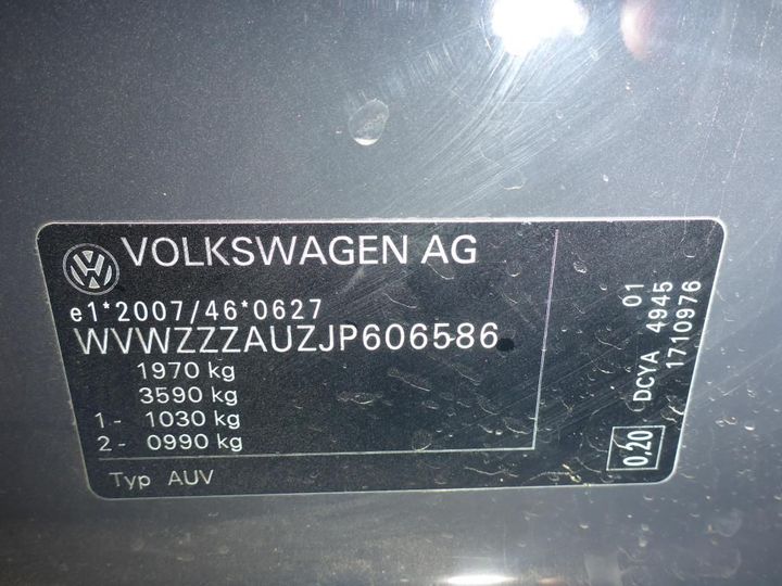 Photo 14 VIN: WVWZZZAUZJP606586 - VOLKSWAGEN GOLF 