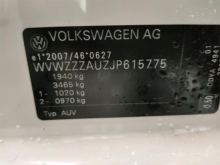 Photo 8 VIN: WVWZZZAUZJP615775 - VOLKSWAGEN GOLF 