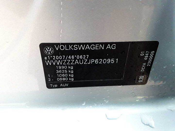 Photo 12 VIN: WVWZZZAUZJP620951 - VOLKSWAGEN GOLF 