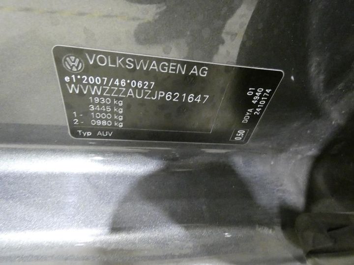 Photo 4 VIN: WVWZZZAUZJP621647 - VOLKSWAGEN GOLF 