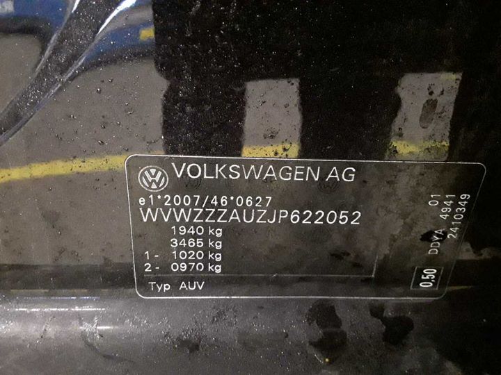 Photo 12 VIN: WVWZZZAUZJP622052 - VOLKSWAGEN GOLF 