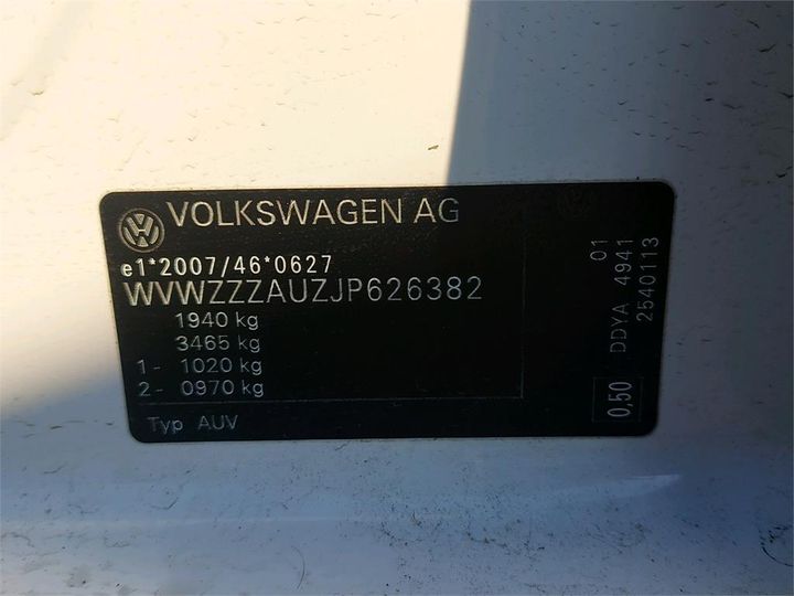 Photo 23 VIN: WVWZZZAUZJP626382 - VOLKSWAGEN GOLF 