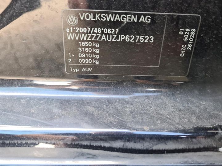 Photo 13 VIN: WVWZZZAUZJP627523 - VOLKSWAGEN GOLF 