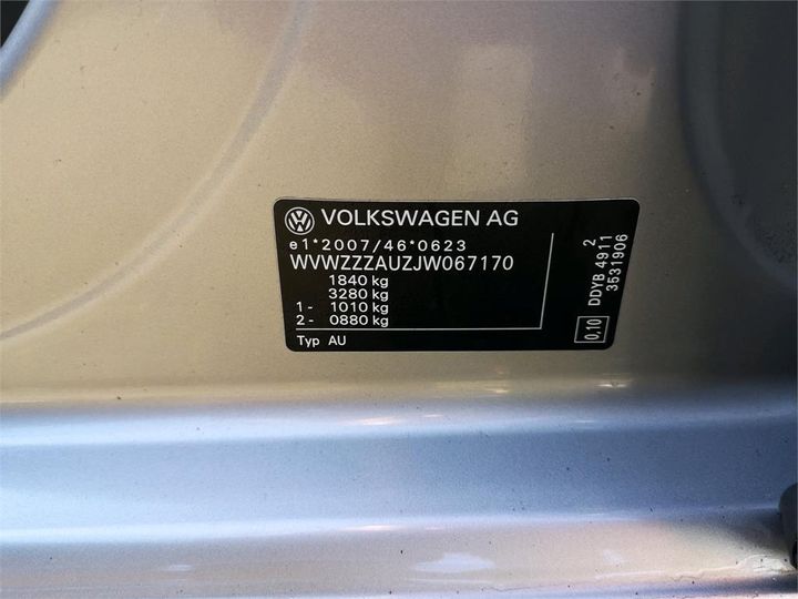 Photo 12 VIN: WVWZZZAUZJW067170 - VOLKSWAGEN GOLF 