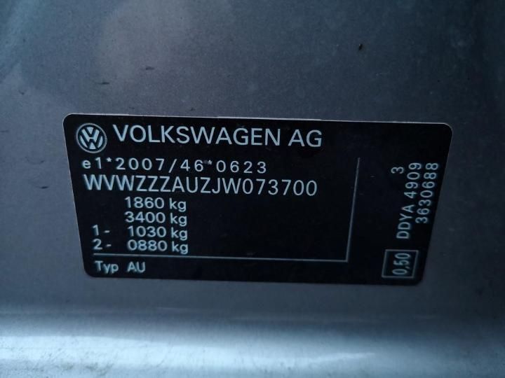 Photo 5 VIN: WVWZZZAUZJW073700 - VOLKSWAGEN GOLF 