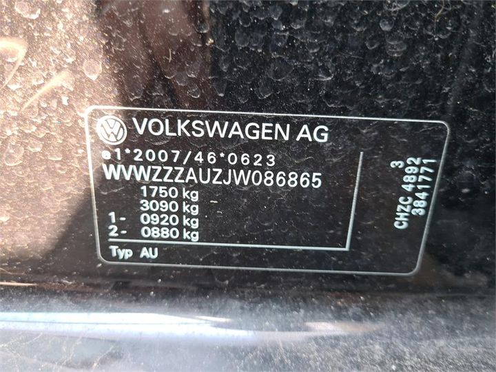 Photo 11 VIN: WVWZZZAUZJW086865 - VOLKSWAGEN GOLF 