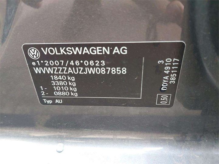 Photo 15 VIN: WVWZZZAUZJW087858 - VOLKSWAGEN GOLF 