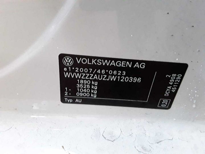 Photo 11 VIN: WVWZZZAUZJW120396 - VOLKSWAGEN GOLF 2.0 TDI 