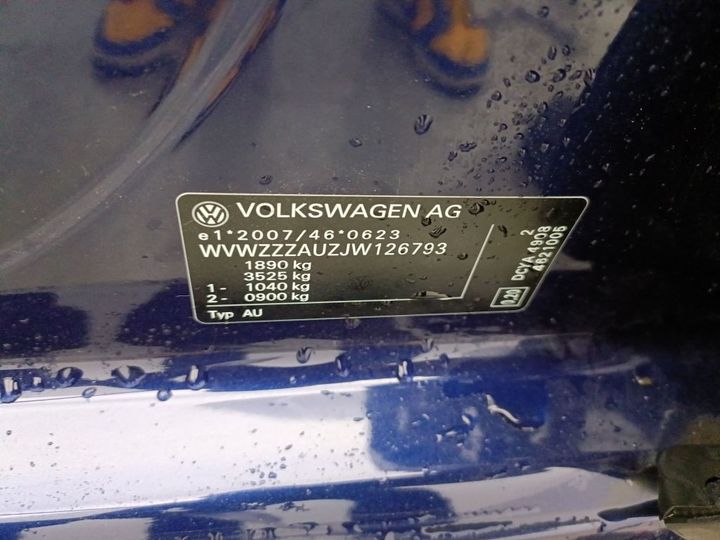 Photo 18 VIN: WVWZZZAUZJW126793 - VOLKSWAGEN GOLF 