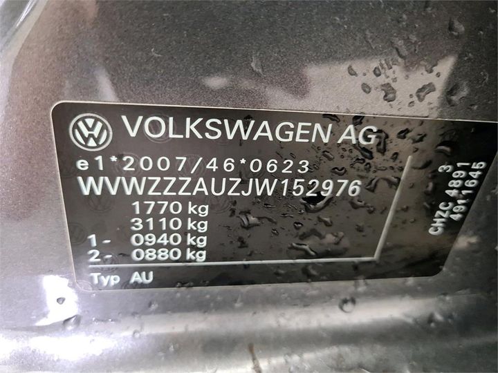 Photo 6 VIN: WVWZZZAUZJW152976 - VOLKSWAGEN GOLF 