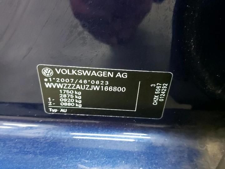 Photo 6 VIN: WVWZZZAUZJW166800 - VOLKSWAGEN GOLF VII 