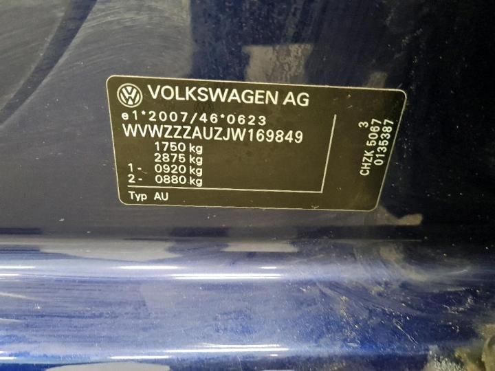 Photo 6 VIN: WVWZZZAUZJW169849 - VOLKSWAGEN GOLF 