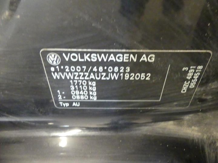 Photo 2 VIN: WVWZZZAUZJW192052 - VOLKSWAGEN GOLF 